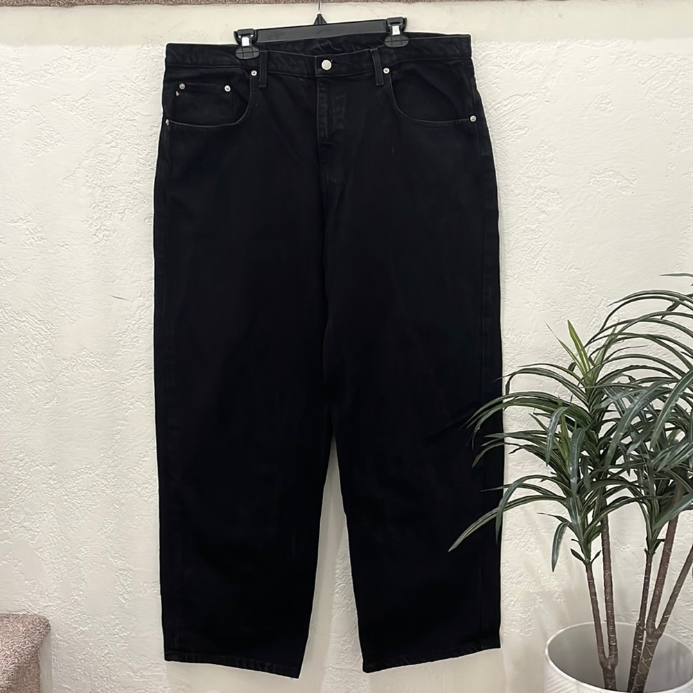 RALPH LAUREN POLO JEANS COMPANY Men’s Black Loose Fitting Jeans Size 40 x 32 EUC